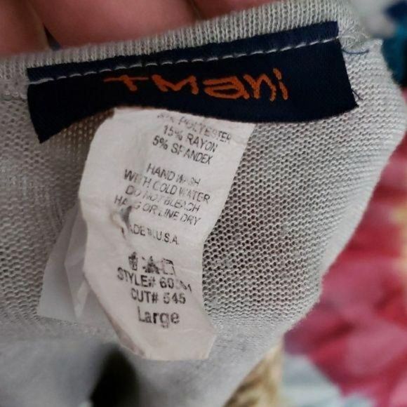 Tmani Crop Long Sleeve Cheetah Animal‎ Print Blouse Large - Picture 4 of 5